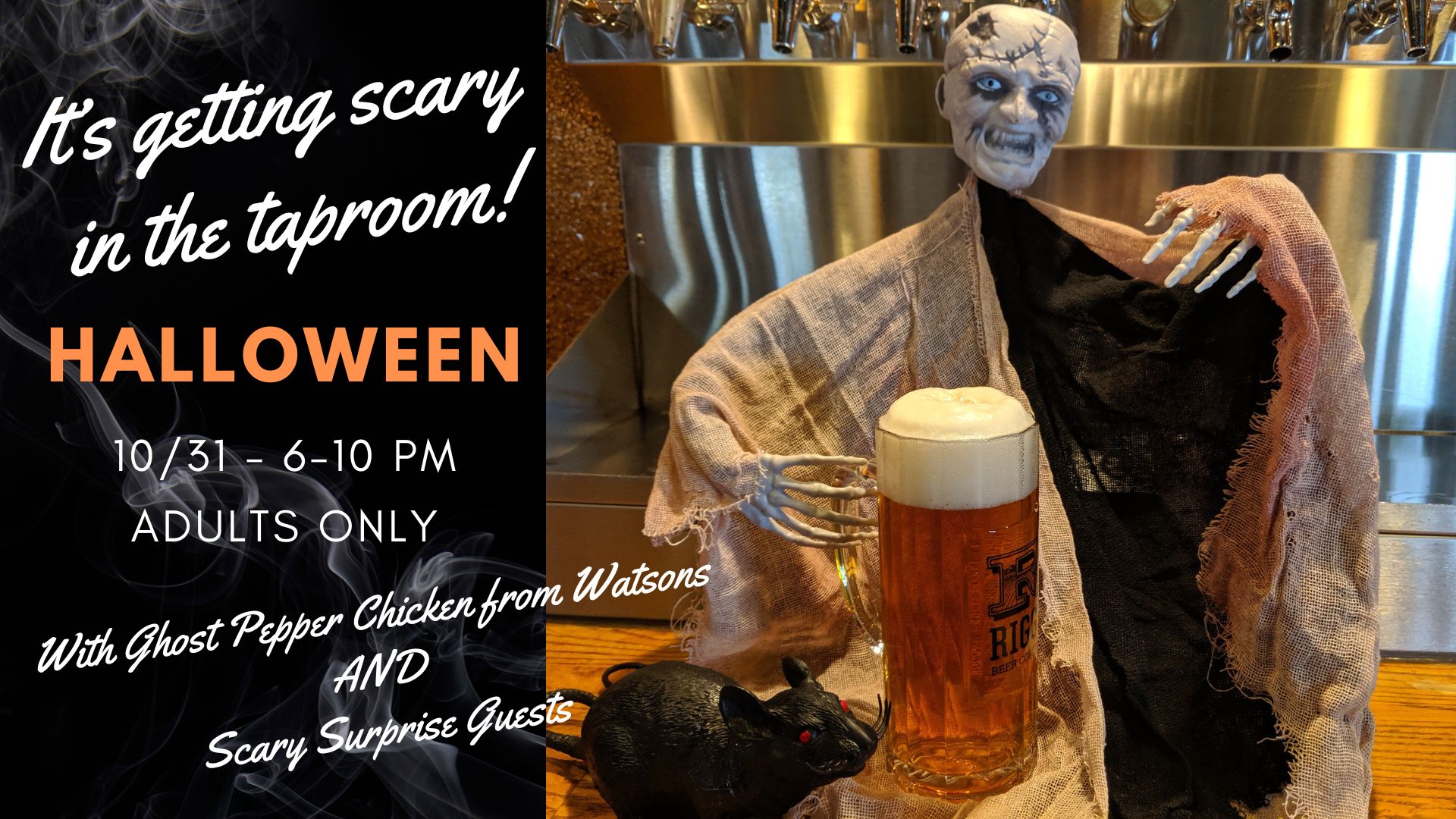 Halloween at the Taproom Riggs Beer Company